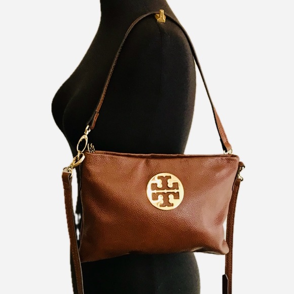 Tory Burch Handbags - Tory Burch Brown Crossbody/Shoulder Bag